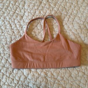 Athleta girl sports bra. Size medium (8-10) dark pink